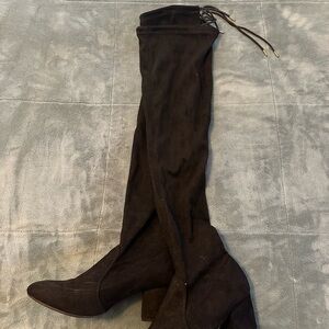 Black Over-the-Knee Women's Boots